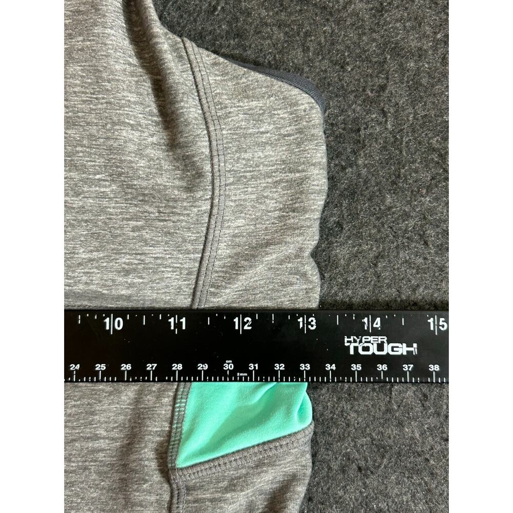 Lululemon Push Your Limits Tank Top Built In Bra Women's Size 6 Gray Teal - Picture 2 of 7